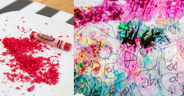 How to: Remove Regular Crayons from fabric - fresh, heat-set, or melted