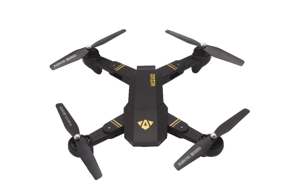 Visuo Foldable Video Drone with WiFi FPV 0.3MP or 2MP Camera - JUMBO EARS