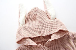 Autumn New Romper Bunny Ears Knitted Baby Sleeping Bag - JUMBO EARS