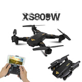 Visuo Foldable Video Drone with WiFi FPV 0.3MP or 2MP Camera - JUMBO EARS